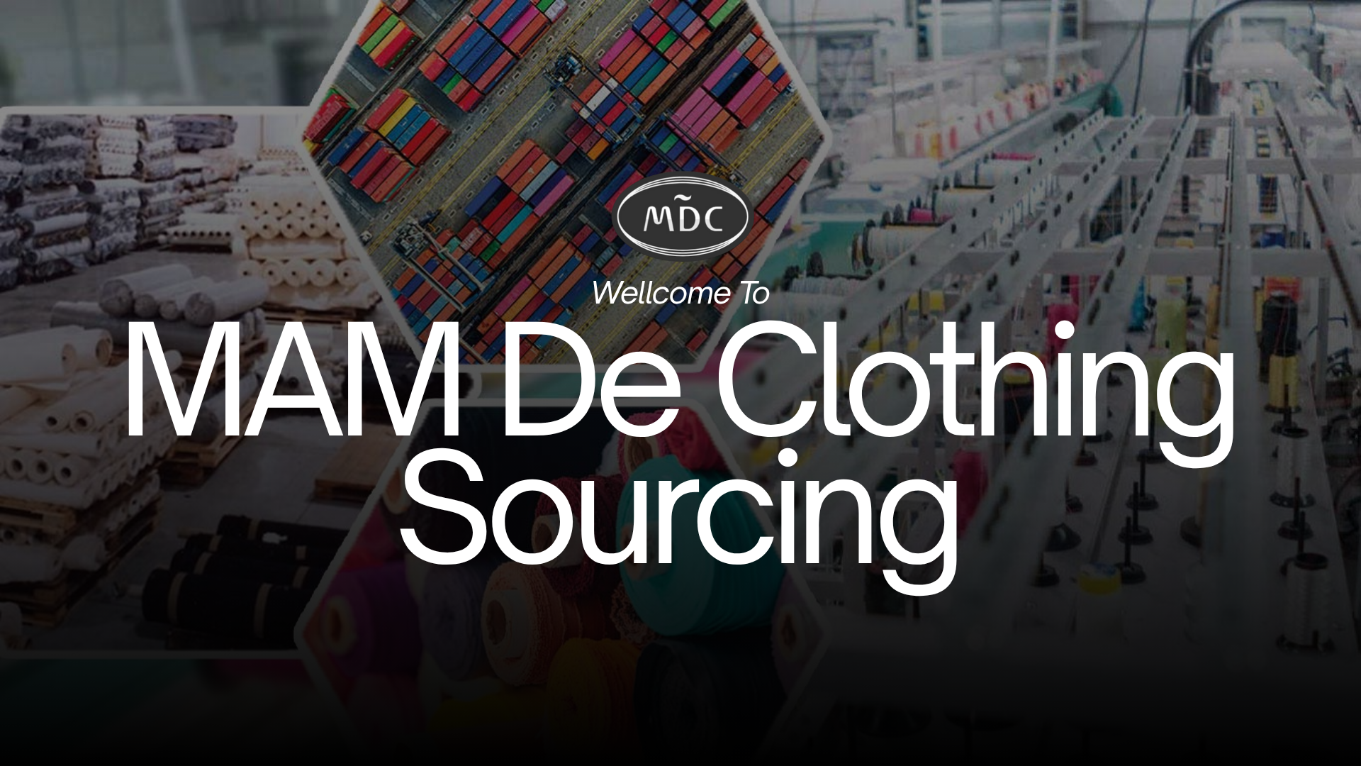 Blue Modern Textile Industry Presentation